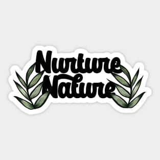 Nurture Nature Sticker